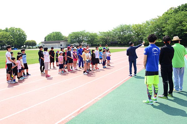 陸上教室開催の様子2