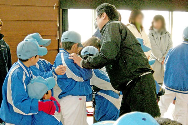 野球教室の様子1